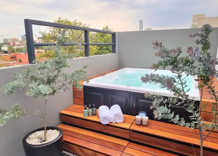 Jacuzzi Momentos Especiales Con Ac Apartamento México DF